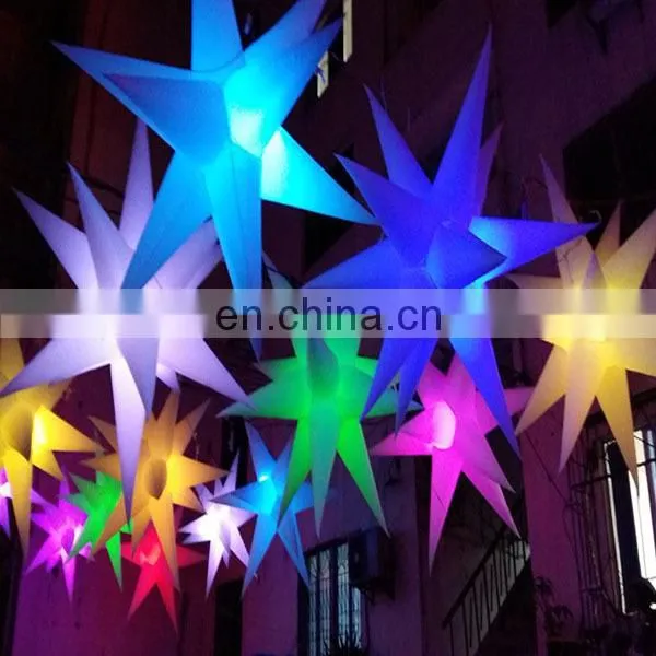 Beautifu inflatable stars for event decoration