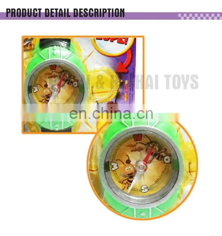 Multicolor promotional cheap mini kids toy compass