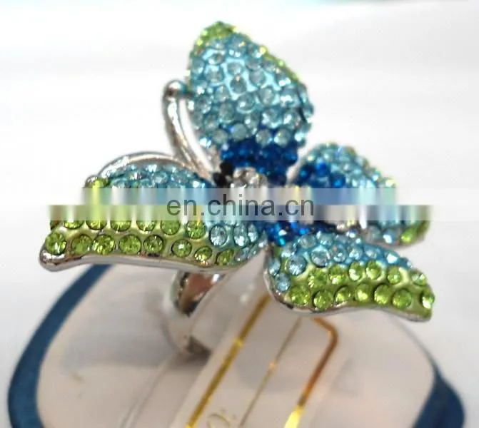2014 fashion butterfly rings,butterfly wedding gift