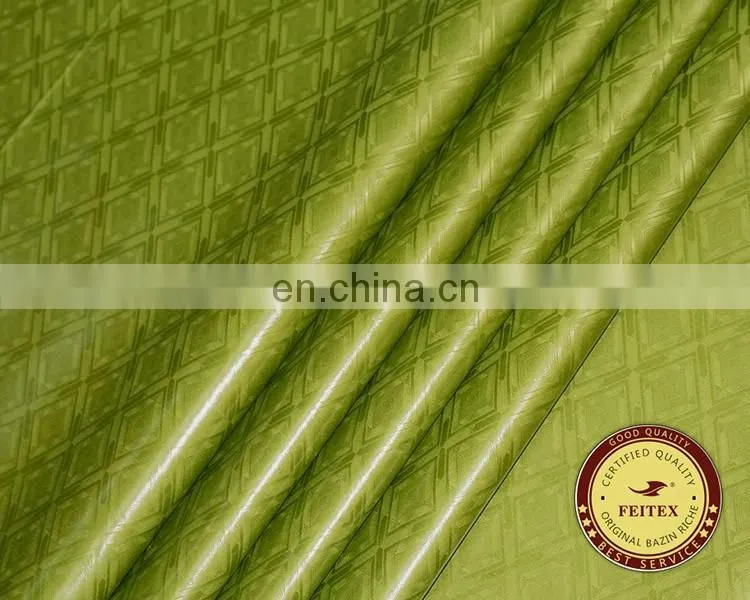 2017 New African Bazin Riche Dresses Fabric Wholesale Textile Material Fabric Made In China