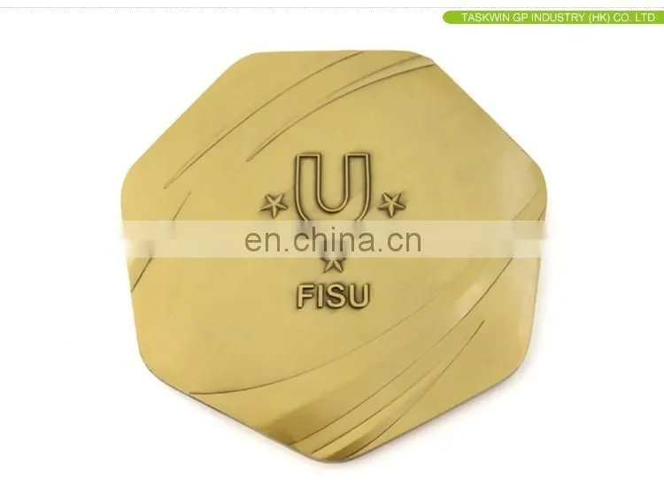 gold metal medal for rugby football