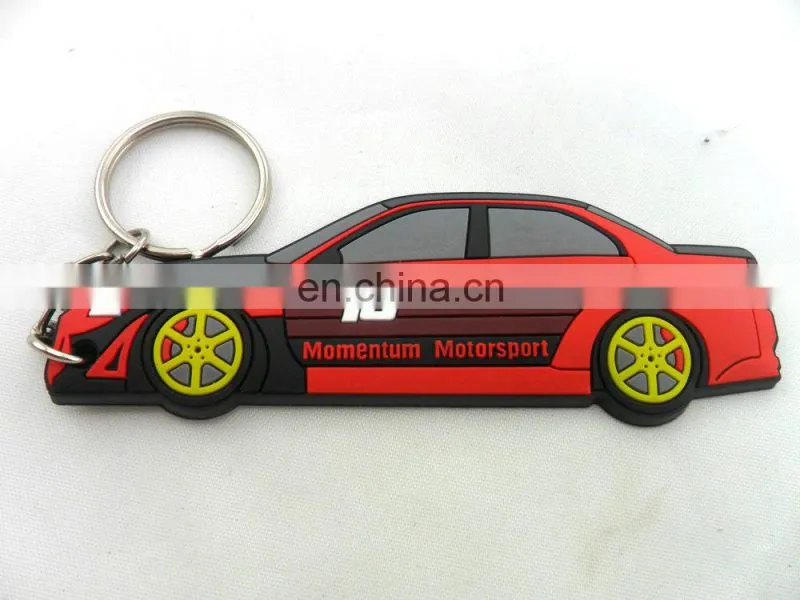 oem custom embossed 3D car key chain