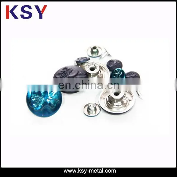 Fancy die casting metal buttons for coats