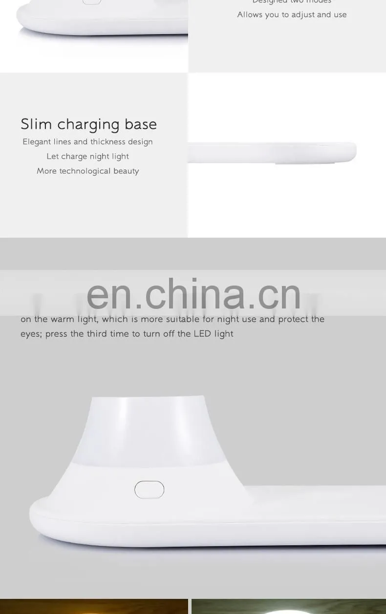 wireless charging lamp New Trends In 2020 Amazon Best Seller 2 In 1 Universal Wireless Charger Wireless Fast Charging