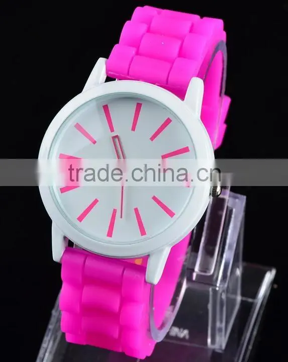 Geneva women watch,Round shape needle buckle watch