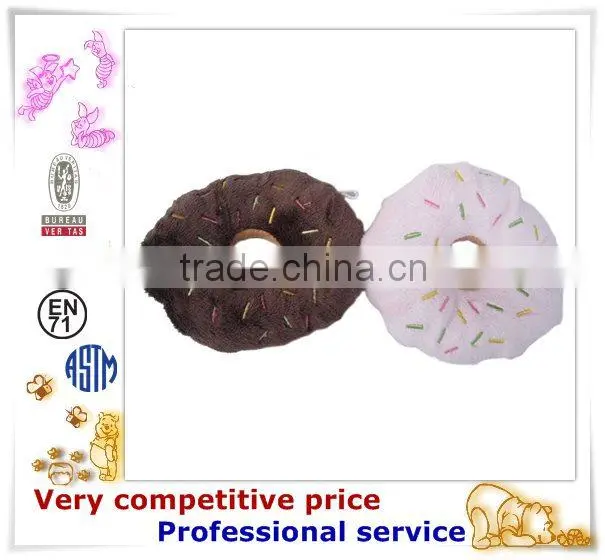 Factory Promotion Custom Made Plush Pet Products dog chew disc
