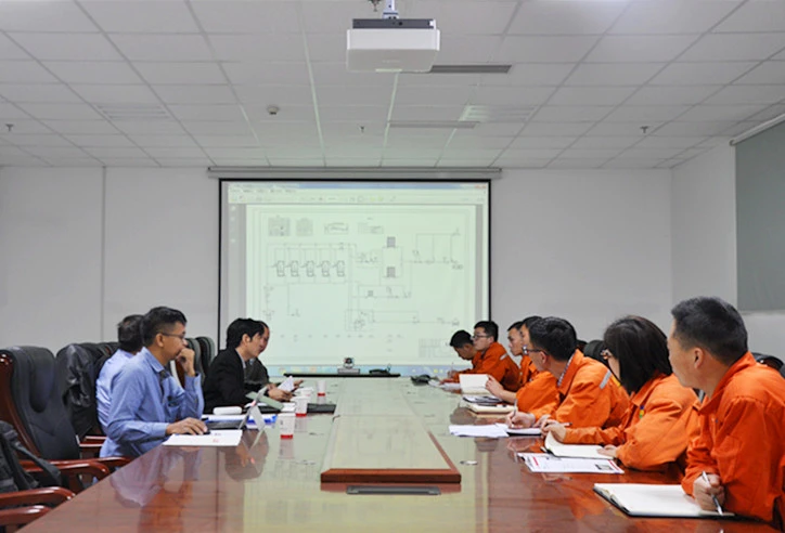 Indonesia customers come for products inspection