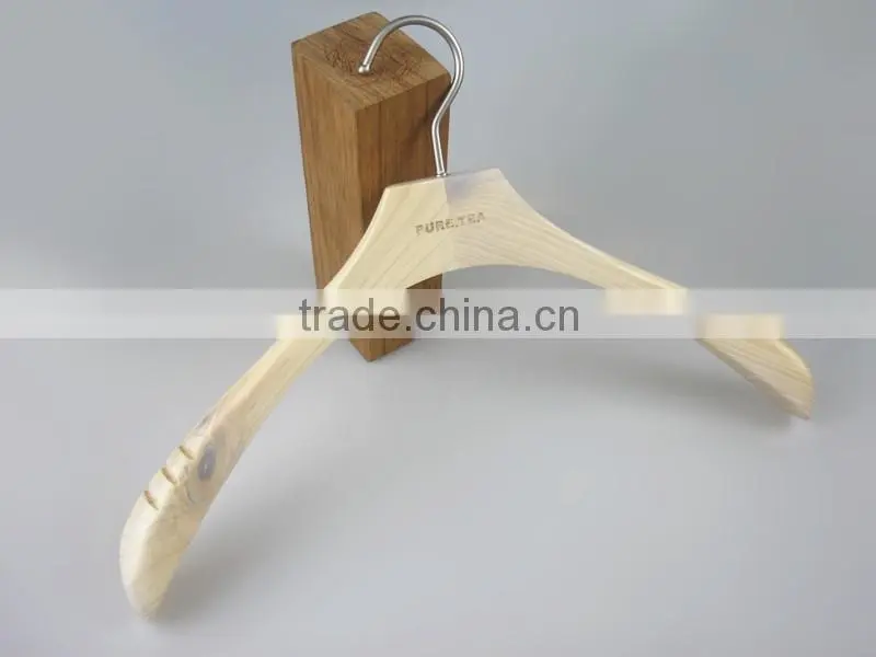IMY-541 lotus wooden hangers customised hot sale