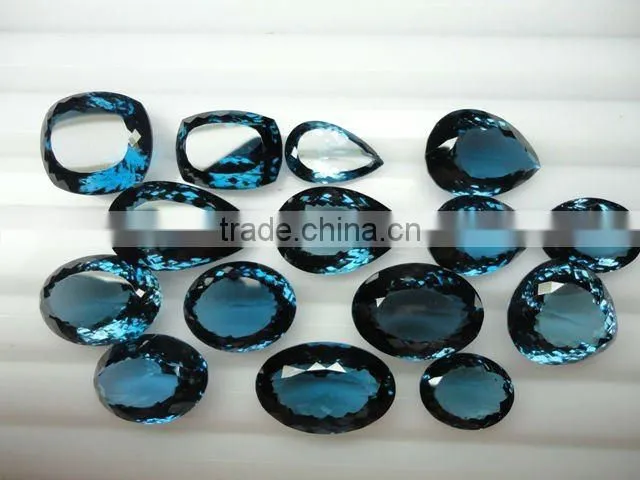 London Blue topaz, gemstones, semi precious stones