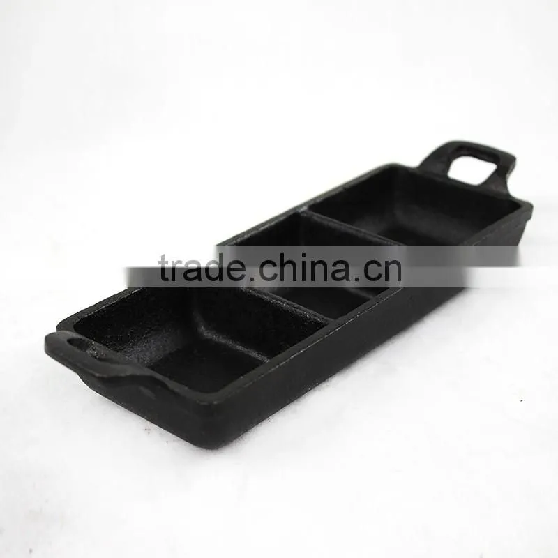 TRIONFO mini cast iron two ears cake baking pan