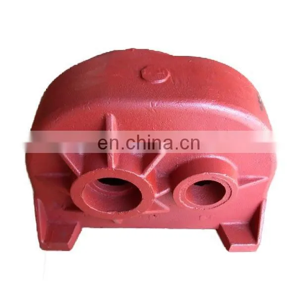 Cast iron chain and sprocket gearbox housing