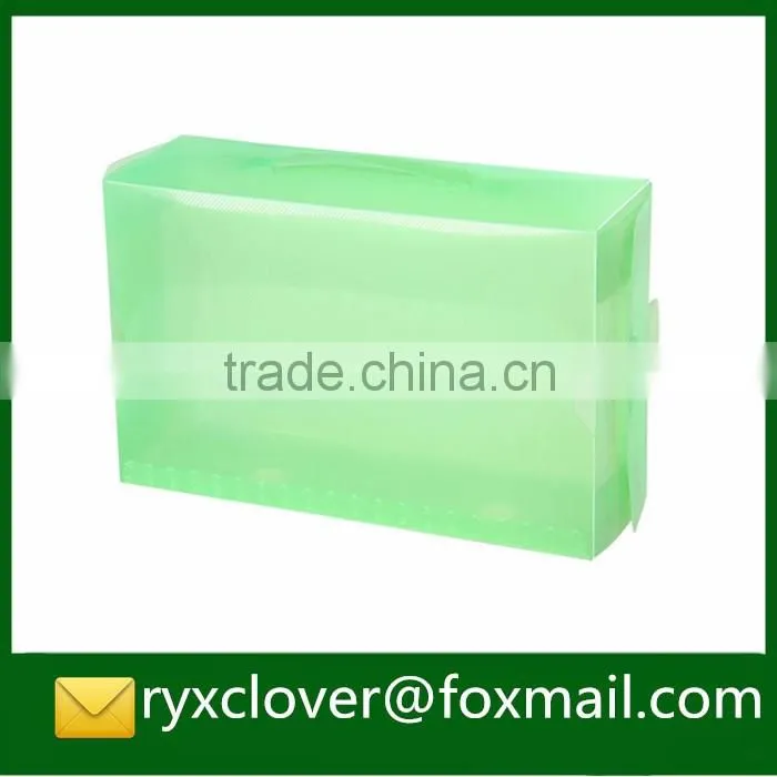 Wholesale high quality PP plastic clear packaging boxes/shoe packing boxes