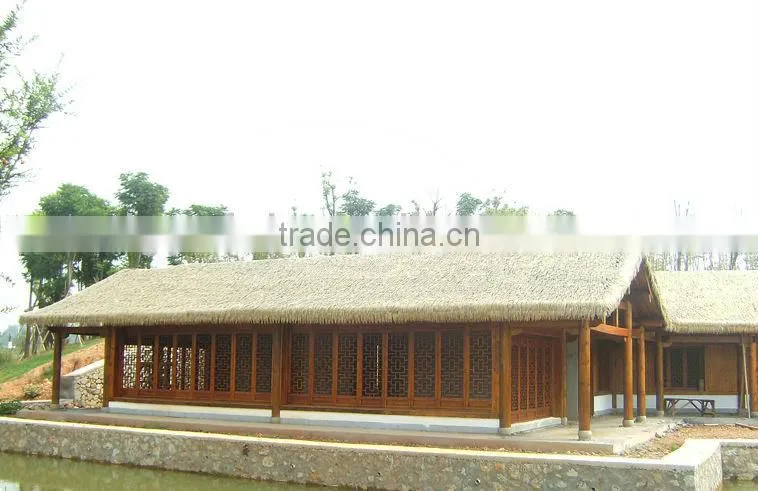 outdoor plastic cover bamboo building
