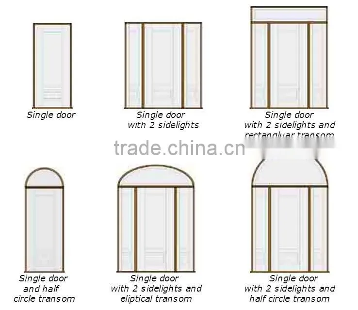 Premium Quality Modern Wrought Iron Security Doors Design