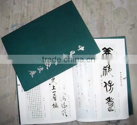 Chinese Calligraphy Printing with Thread-bound
