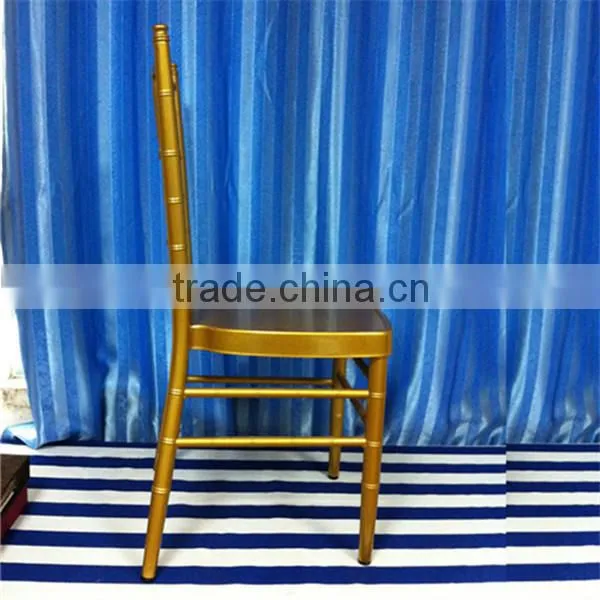 Sample classic design colorful Aluminum dining/restaurant chair