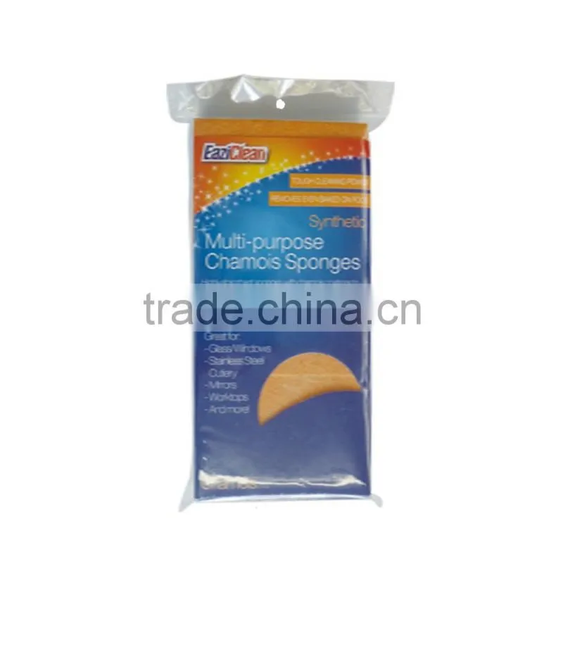 melamine whitening sponge, chamois sponge pad with microfiber , easy packing cleaning sponge
