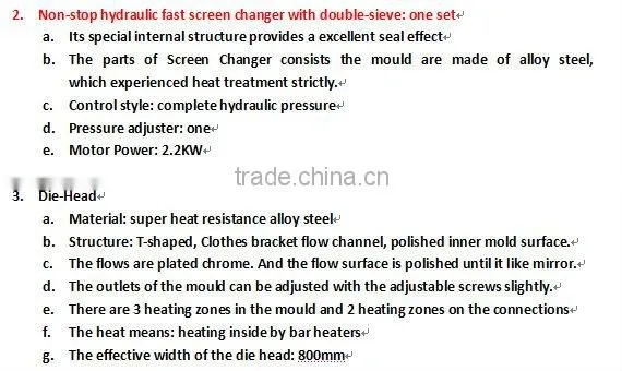FJL-660PC 110 Single layer Plastic Sheet Extruder
