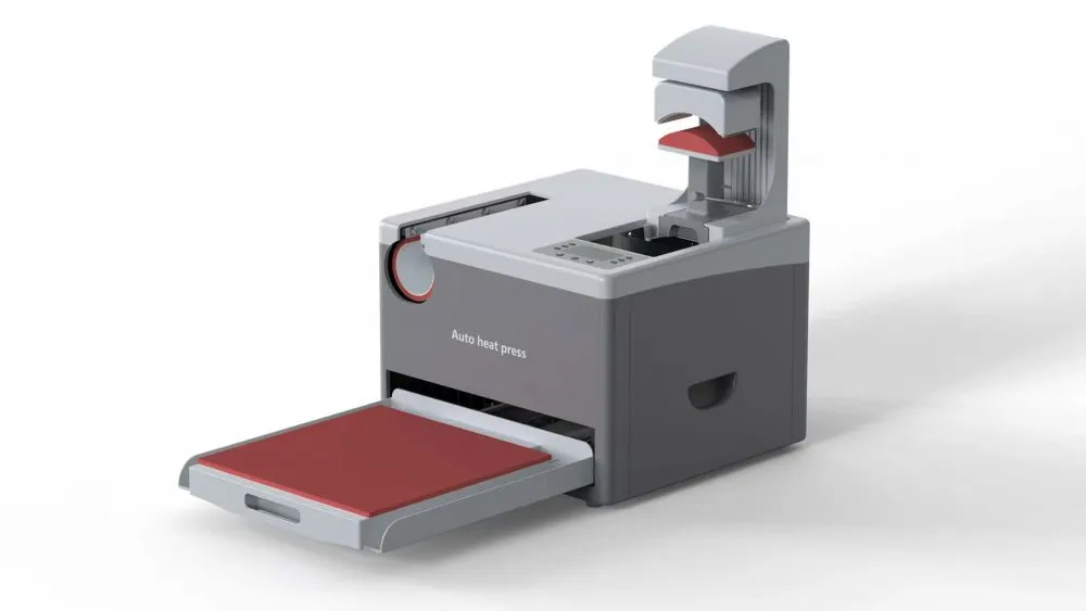 New patent, the only one in the world，auto new combo heat press machine