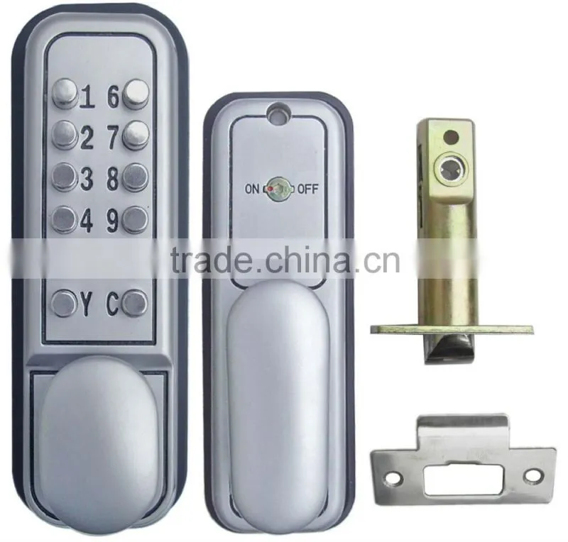 OSPON ORIGINAL DIGITALI DOOR PASSWORD CODE PUSHBUTTON MECHANICAL KEYLESS LOCK STAIN NICKEL OS600