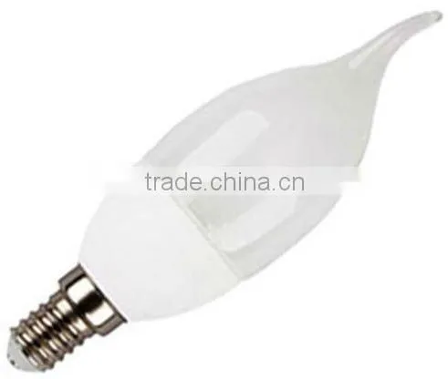 125mm*38mm candel 3W LED bulb lamp