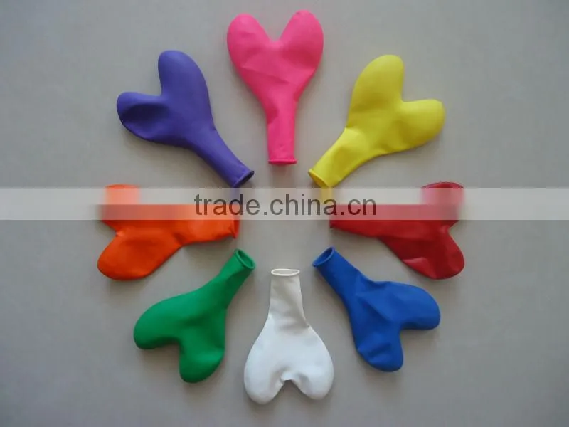 standard color latex heart-shape balloon