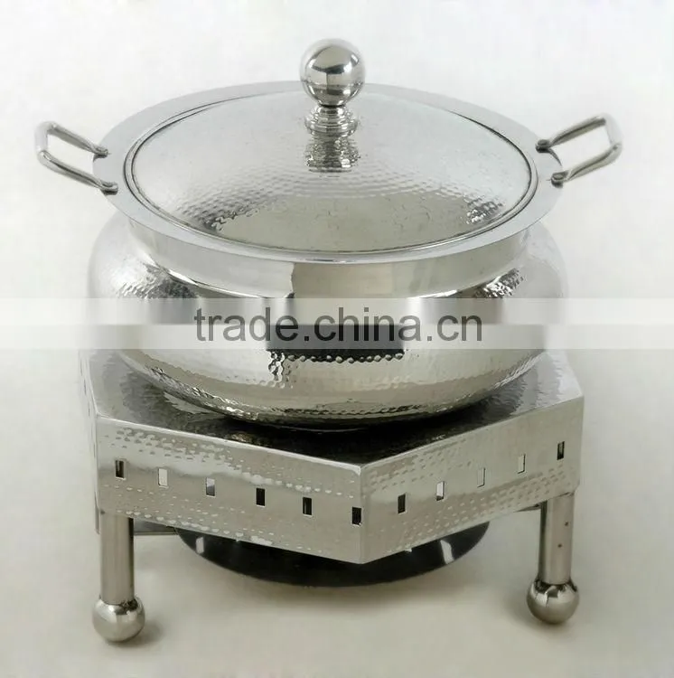 Steel Cheffing Dish, Wedding & Party utensils, food serving dish, hot keeping dish, Catering item, Hotel & Restaurant utensils