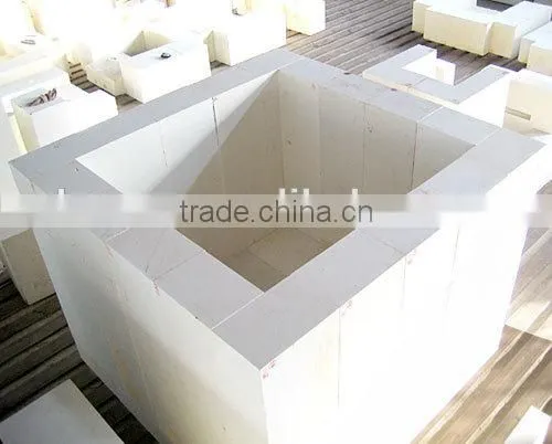 refractory Fused Cast AZS A for Glass furnace use