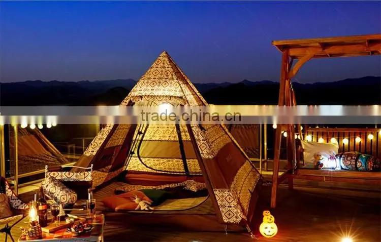 Camping Bell Folding Mosquito Net Play Garden Family Luxury Hotel Rooftop Outdoor Large Canvas Tent