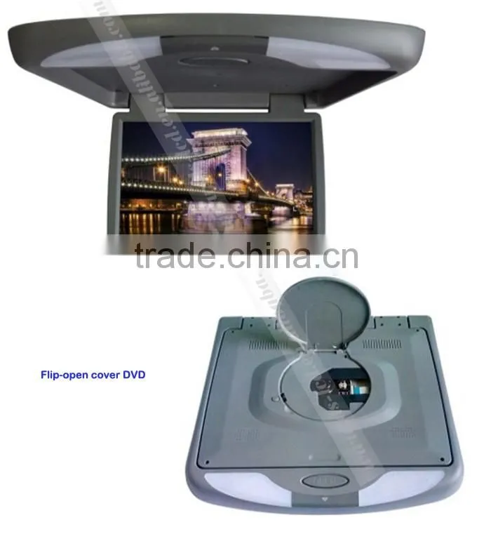 High Resolution 14.1 inch hdmi monitor with remote control wireless game, USD,SD card and HDMI