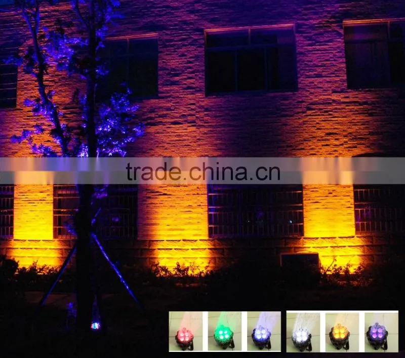 Hot sale Outdoor waterproof 4pcs 6 in1 RGBWA+UV IP65 LED par light