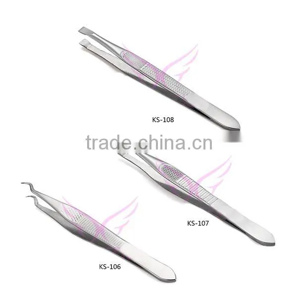 Hot China factory professional eyelash extension tweezers