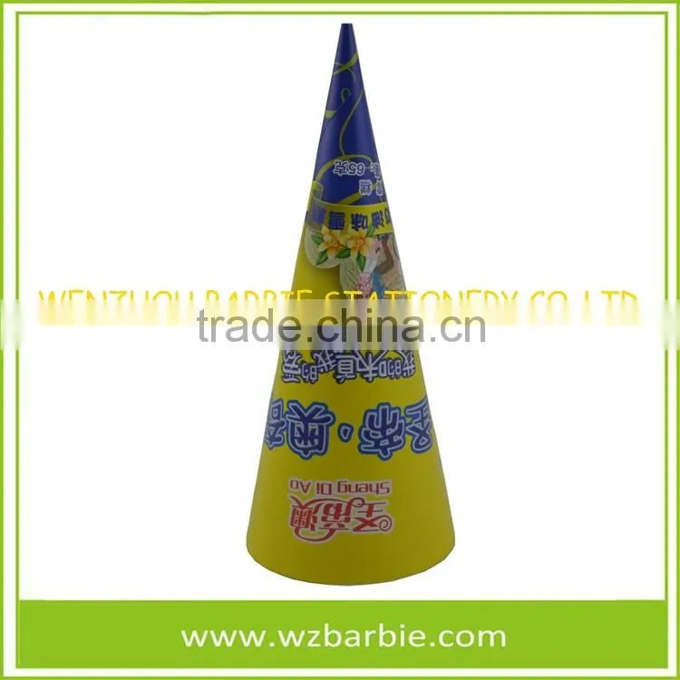 Paper Cone Sleeves With Aluminum Foil Coat For Ice Cream
