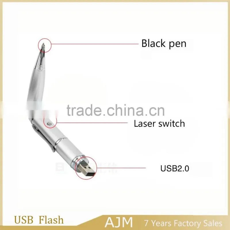colorful laser pen usb usb flash drive high speed funny pen drive
