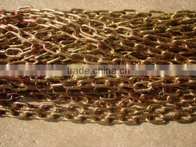 gold color G80 TIE DOWN CHAIN