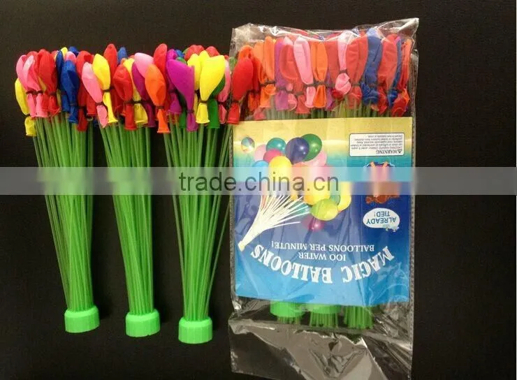 2016 Hot sale summer season water games magic water balloons 111pcs balloons