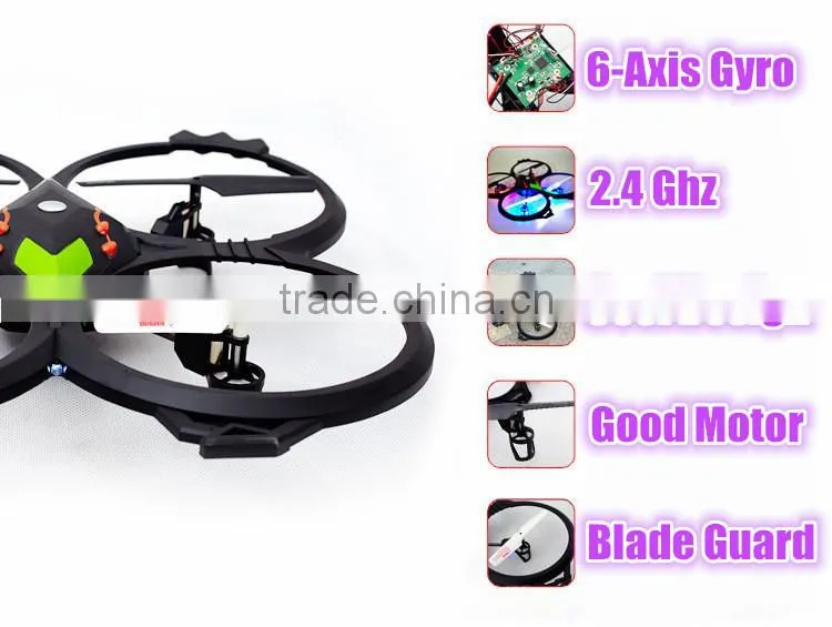 Big size quadcopter camera drone with camera and LED light