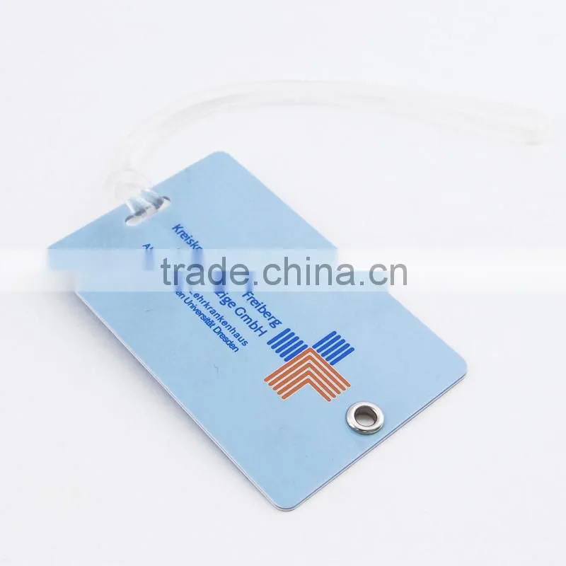 eco-friendly PVC luggage tag comply with US standards