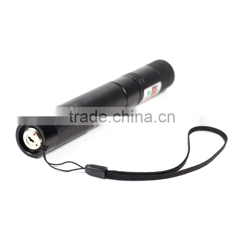 hot sale 200mw green red purple laser pointer with keys