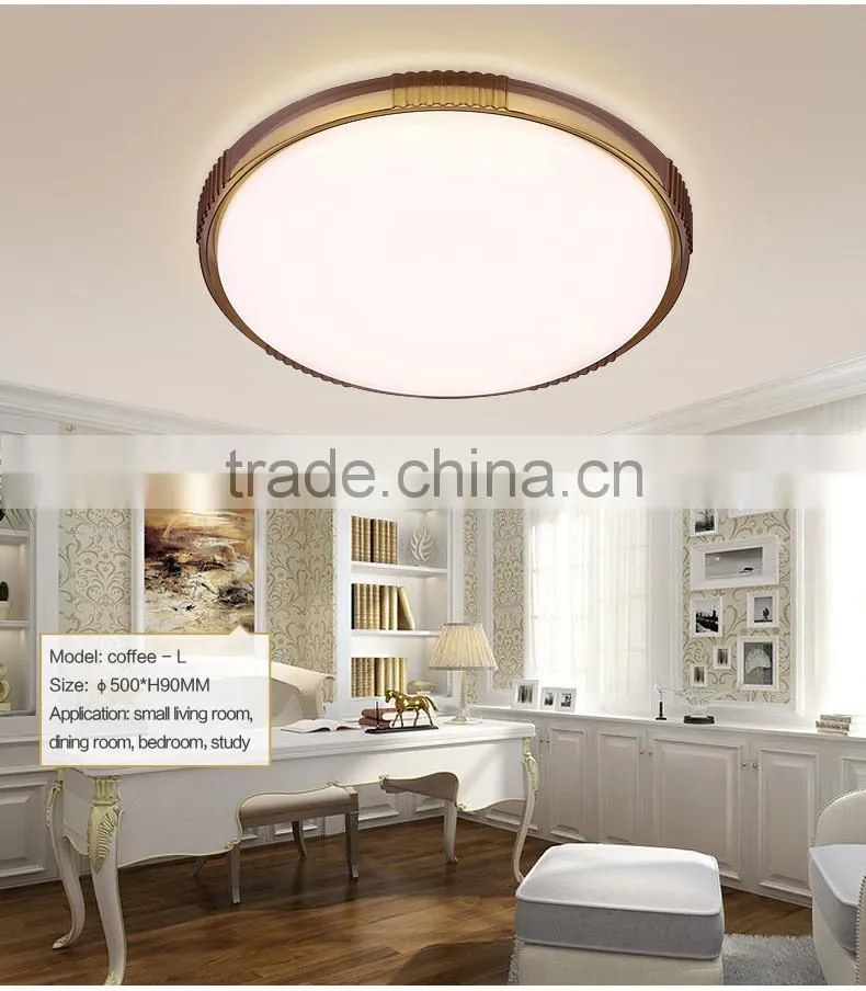 2016 hot sales led ceiling light fittings small round 5 years gurantee 24 to 48W