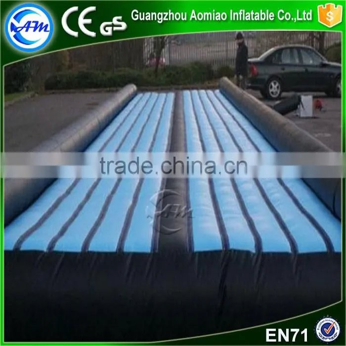Cheap inflatable air tumble track custom inflatable mattress