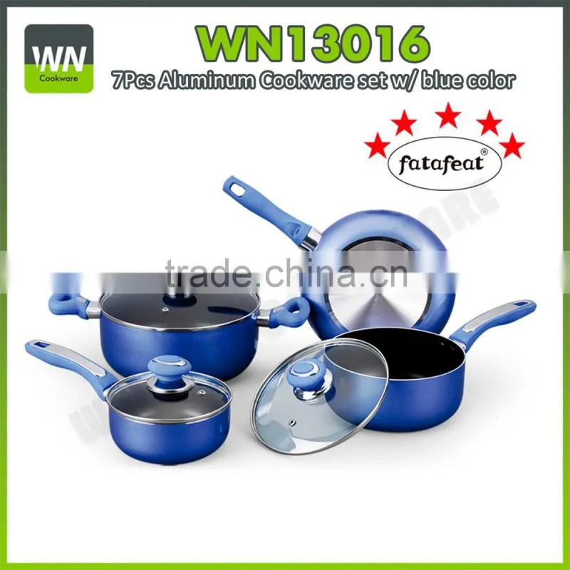 New Design hot sell 12pcs press aluminium non-stick cookware