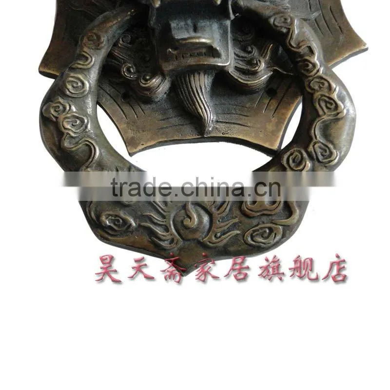 Chinese Brass Hardware Door Pull Knocker Dragon Handle Copper Knob
