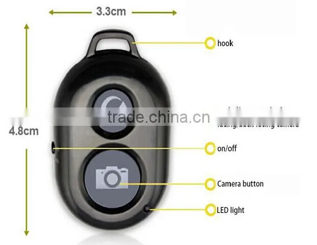 Favorites Compare 2015 newset cute design selfie remote shutter with new technology app remote shutter