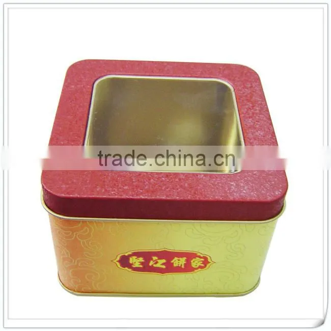 Tin window box, tin boxes with window