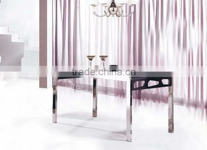 metal dining table,with stainless steal base(CT-824#)
