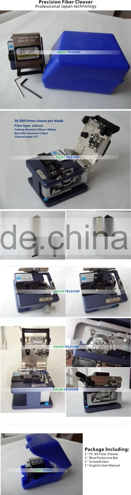 SUMITOMO FC-6S Fiber Cleaver High Precision Cleaver with case