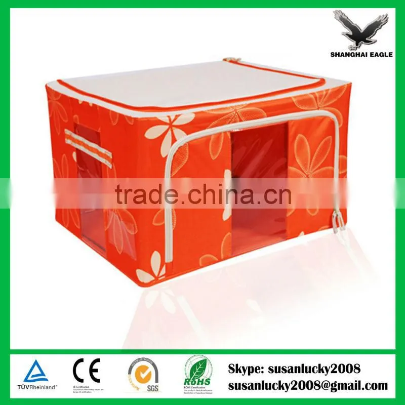 High Quality Folding Non-Woven Storage Closet Box with PVC Window (diectly from factory)