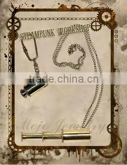 Vintage Jewelry Retro 70s Alternative Hip Hop Steampunk Chain Necklace