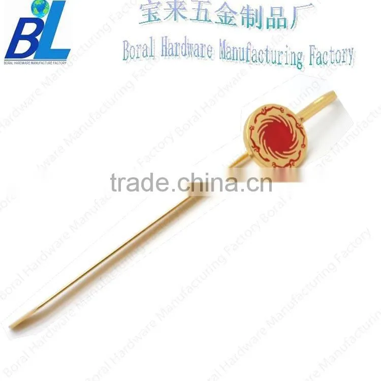 Gold plated metal sticky bookmarks